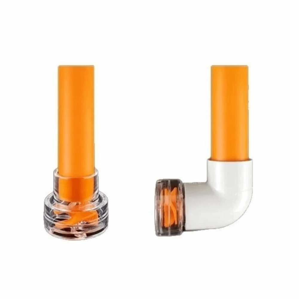 Marine Aquarium Wave Maker - Geluidsarme plastic golfgeneratormondstuk oranje doe-het-zelf aquariumuitlaatfitting