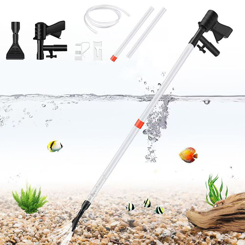 Marine Aquarium Vacuum - Aquarium Visbak Waterwisselpomp Aquarium Reinigingsgereedschap Vacuüm