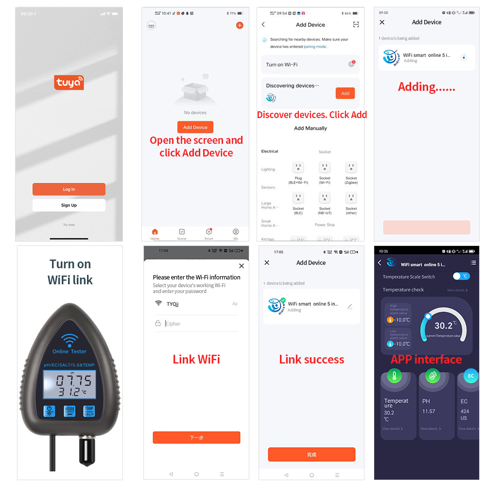 Tuya Wifi 5 In 1 Waterkwalitei - Marine Aquarium Water Analyzer recensie en prijs