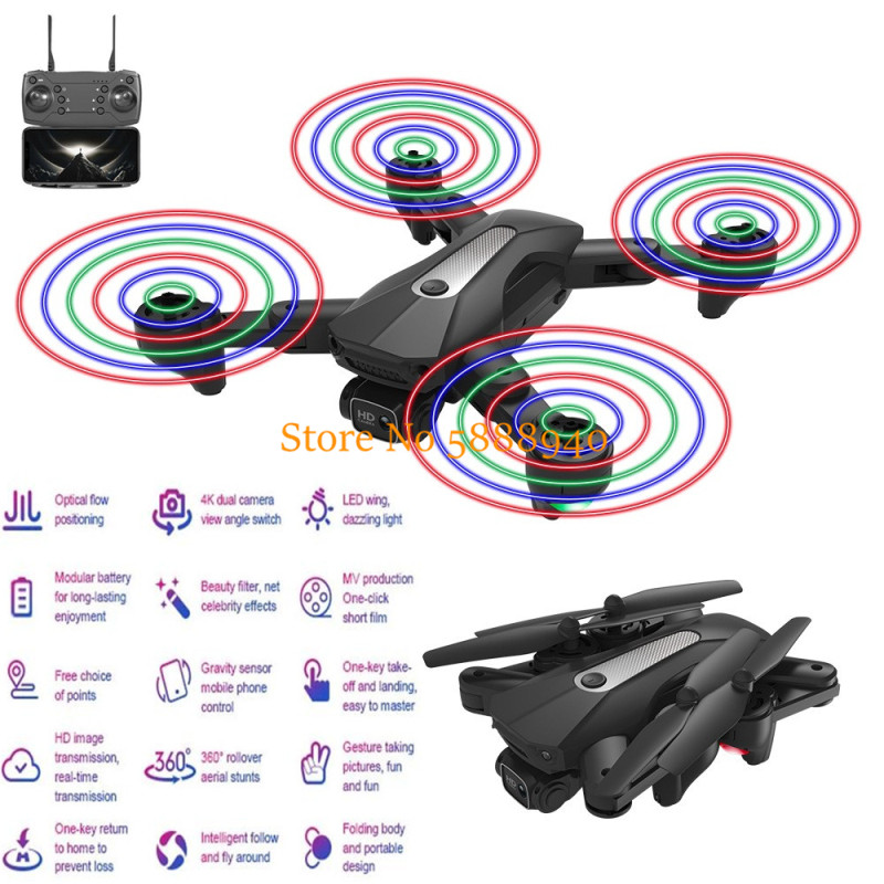 4K Dual Camera Luchtfoto WIFI  - Overflow Box Dual recensie en prijs