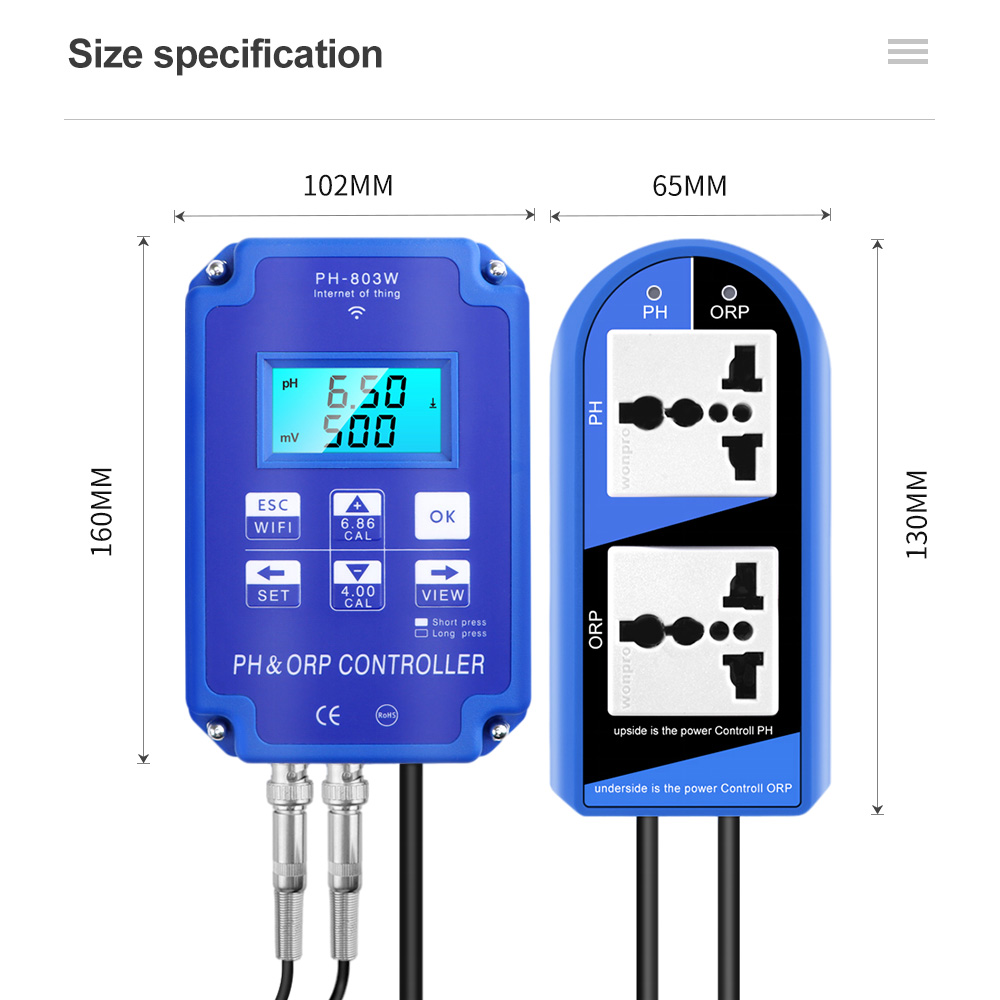 2-in-1 PH ORP-controller PH-80 - Marine Aquarium Water Analyzer recensie en prijs