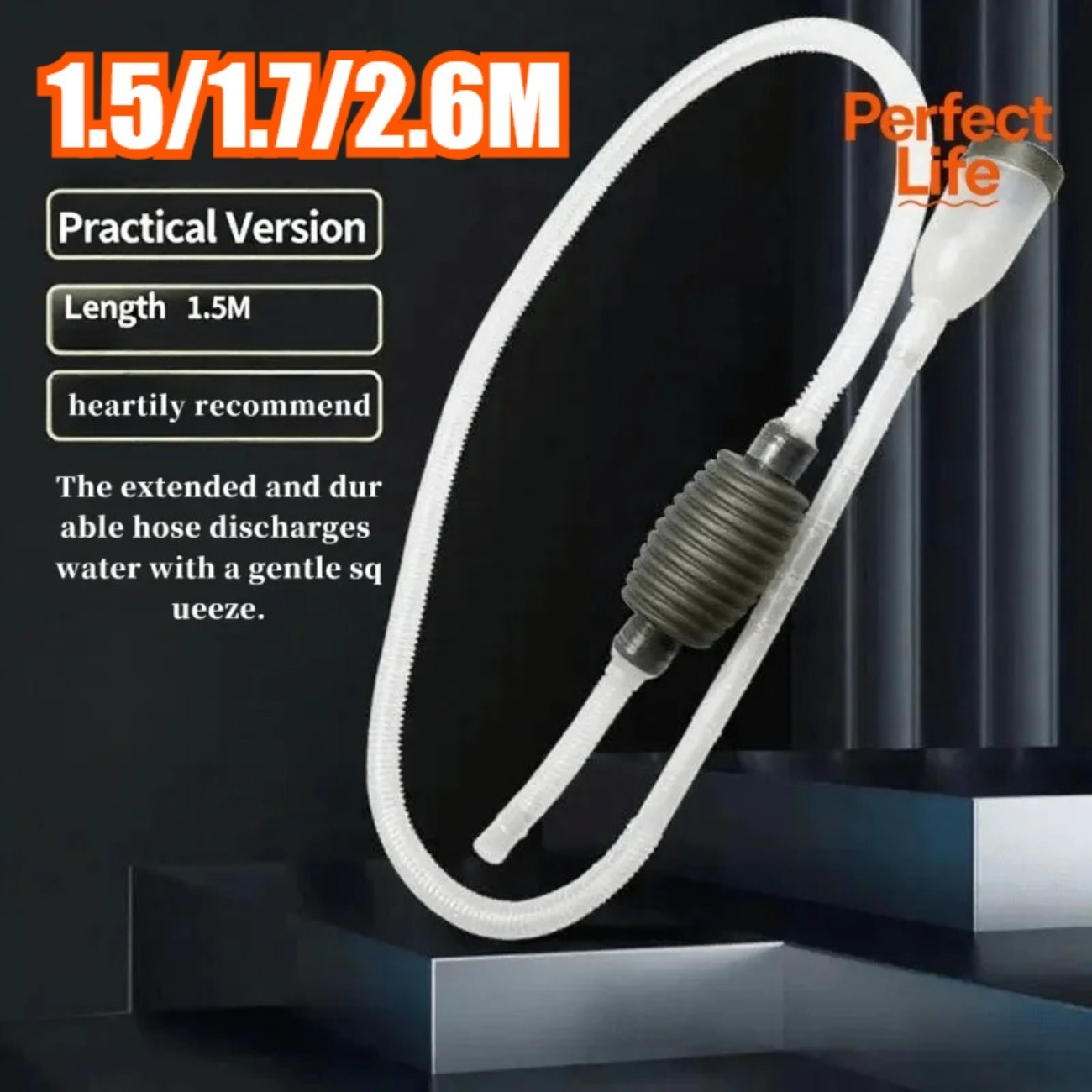 1.5/1.7/2.6m Aquarium Handmati - Marine Aquarium Vacuum recensie en prijs