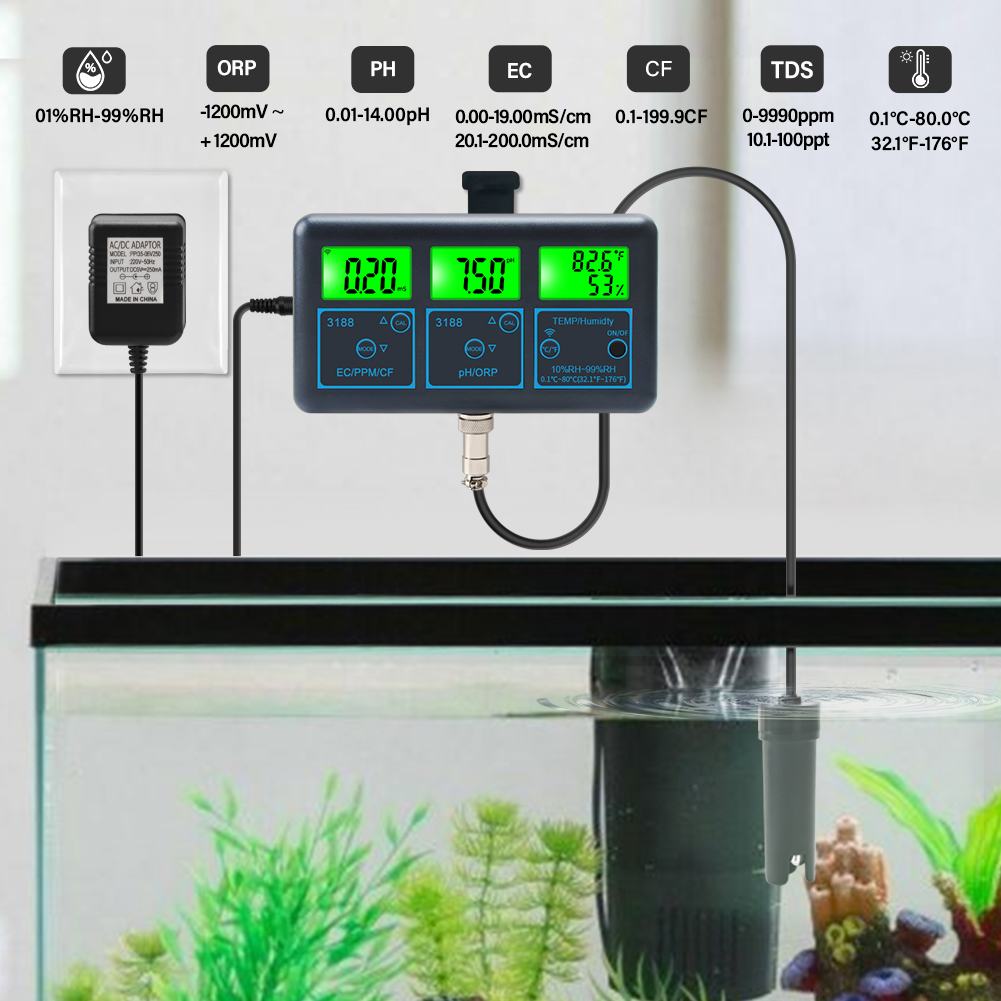 Wifi Ph Meter Temp Tds (Ppm) e - Marine Aquarium Water Analyzer recensie en prijs
