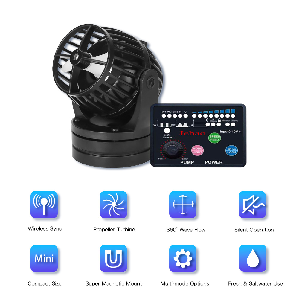 Jebao Jecod SW-2 SW-4 SW-8 SW- - Marine Aquarium Wave Maker recensie en prijs