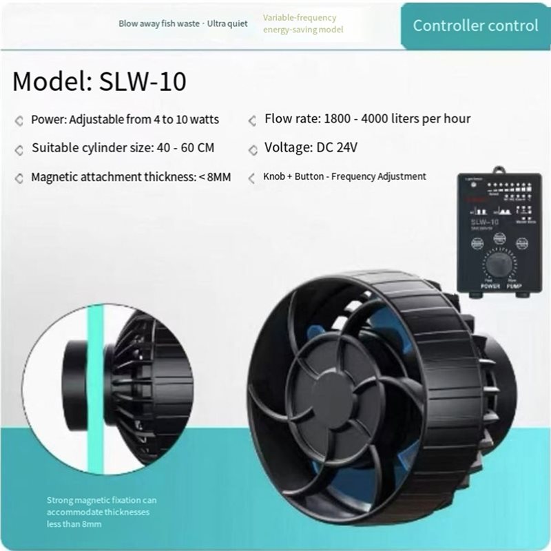 A23P SLW10 Wavemaker Stille Go - Marine Aquarium Wave Maker recensie en prijs