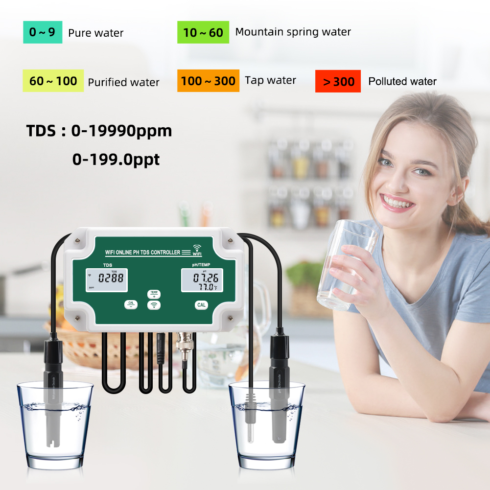 Yieryi Nieuwe Wifi Smart Aquar - Marine Aquarium Water Analyzer recensie en prijs