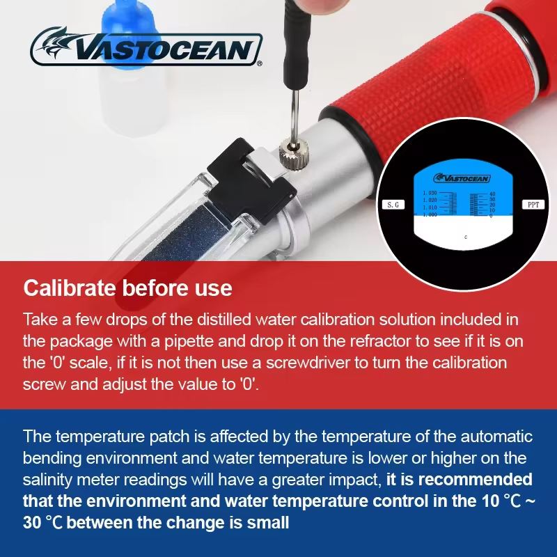 Vastocean zoutwaterrefractomet - Aquarium Marine recensie en prijs
