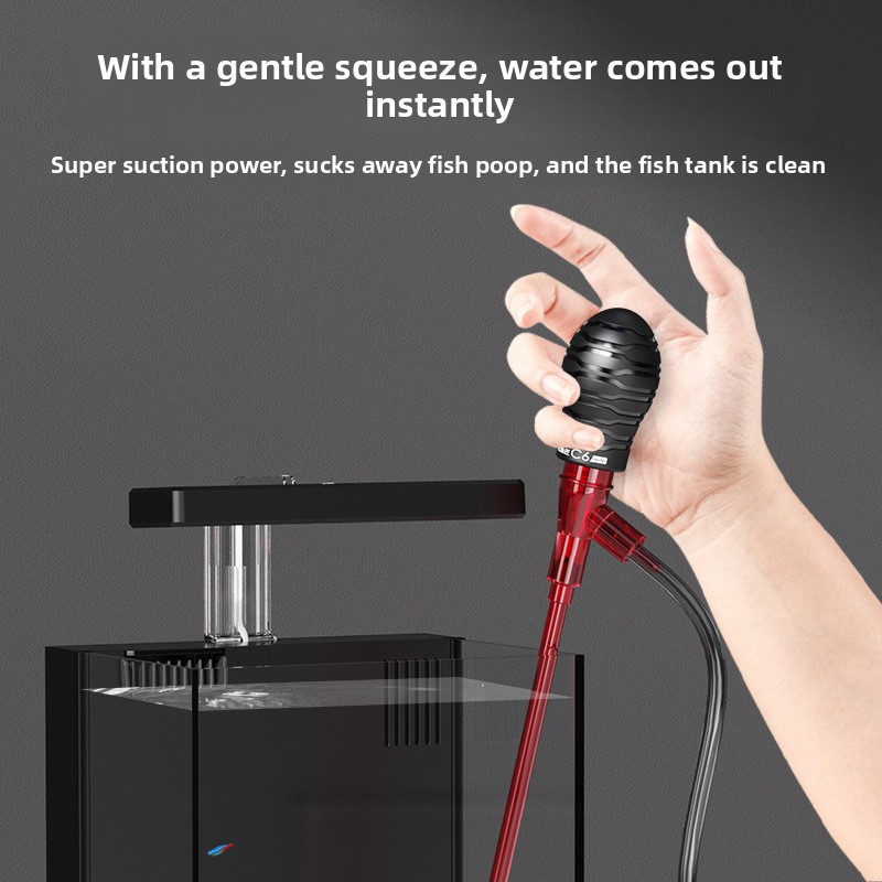 Handmatige aquariumsifon-stofz - Marine Aquarium Vacuum recensie en prijs