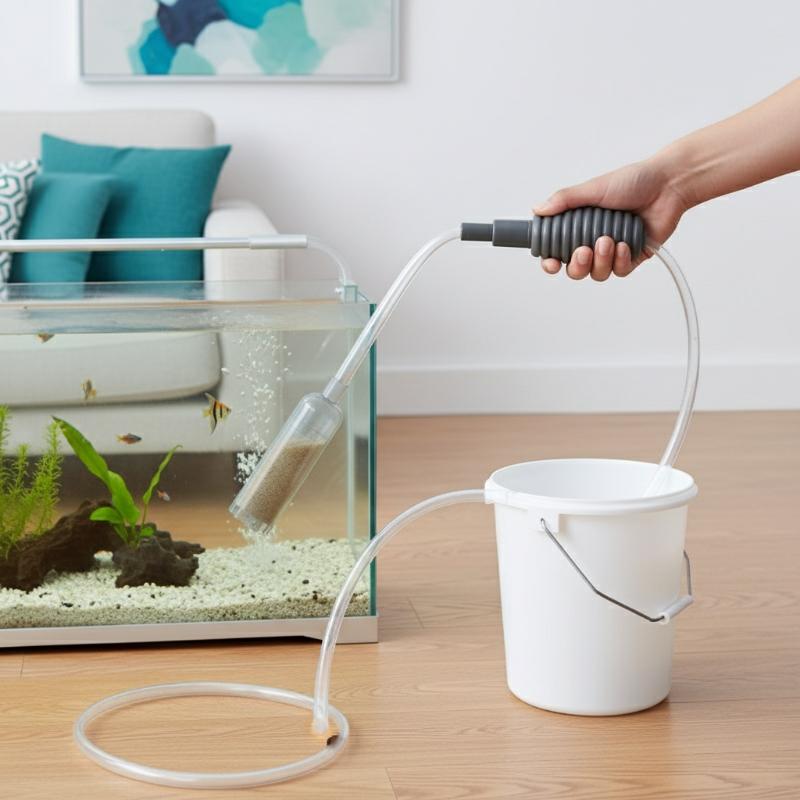 5-in-1 Visbak Sifon Grindreini - Marine Aquarium Vacuum recensie en prijs