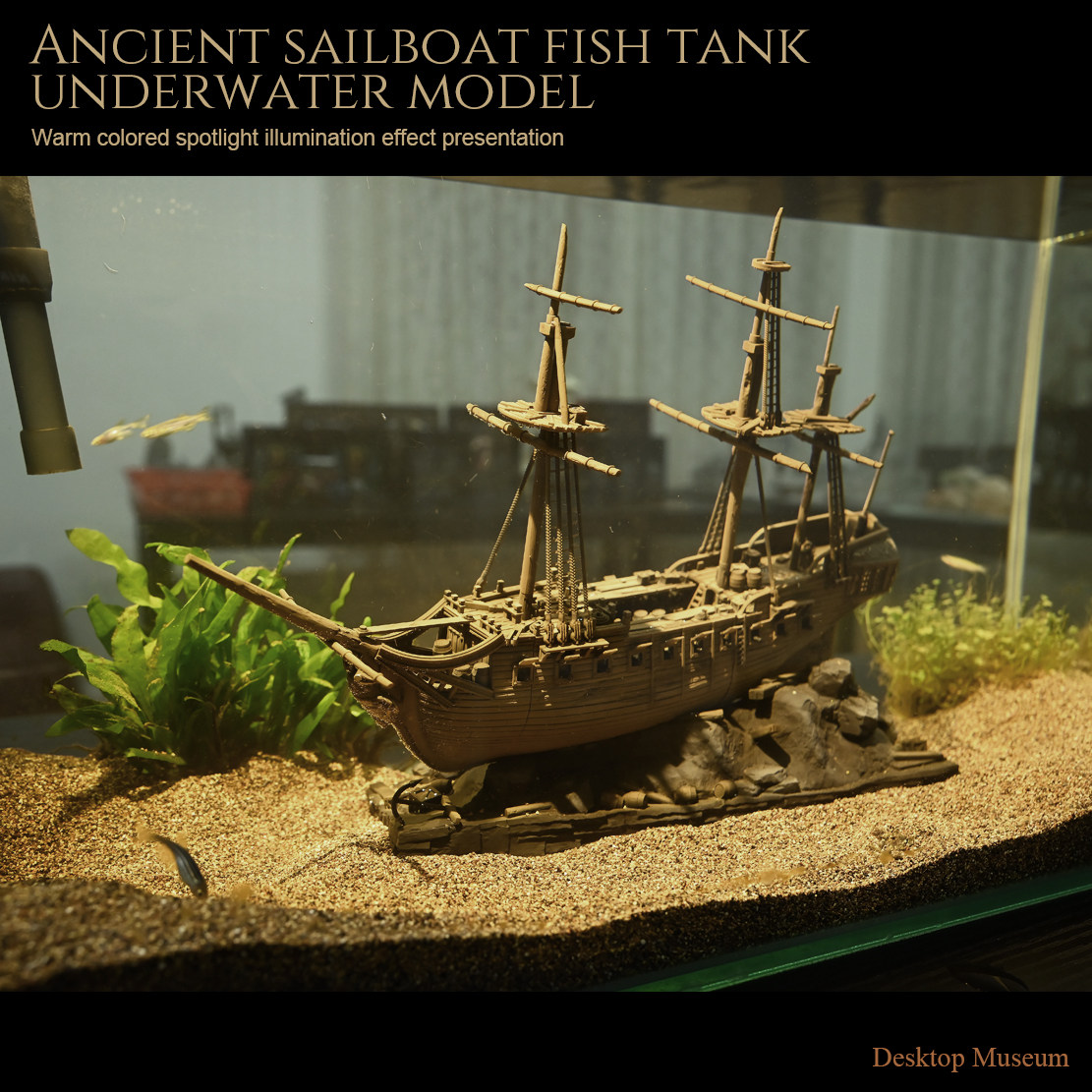 290mm Zeilschip Aquariumdecora - Marine Aquarium Epoxy recensie en prijs